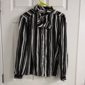 Chic Striped Women's Blouse